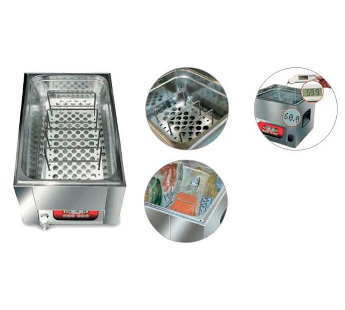 Máquina Cocción al Vacío ( Sous Vide) 9 Litros Línea Verona SOUSVIDE-9