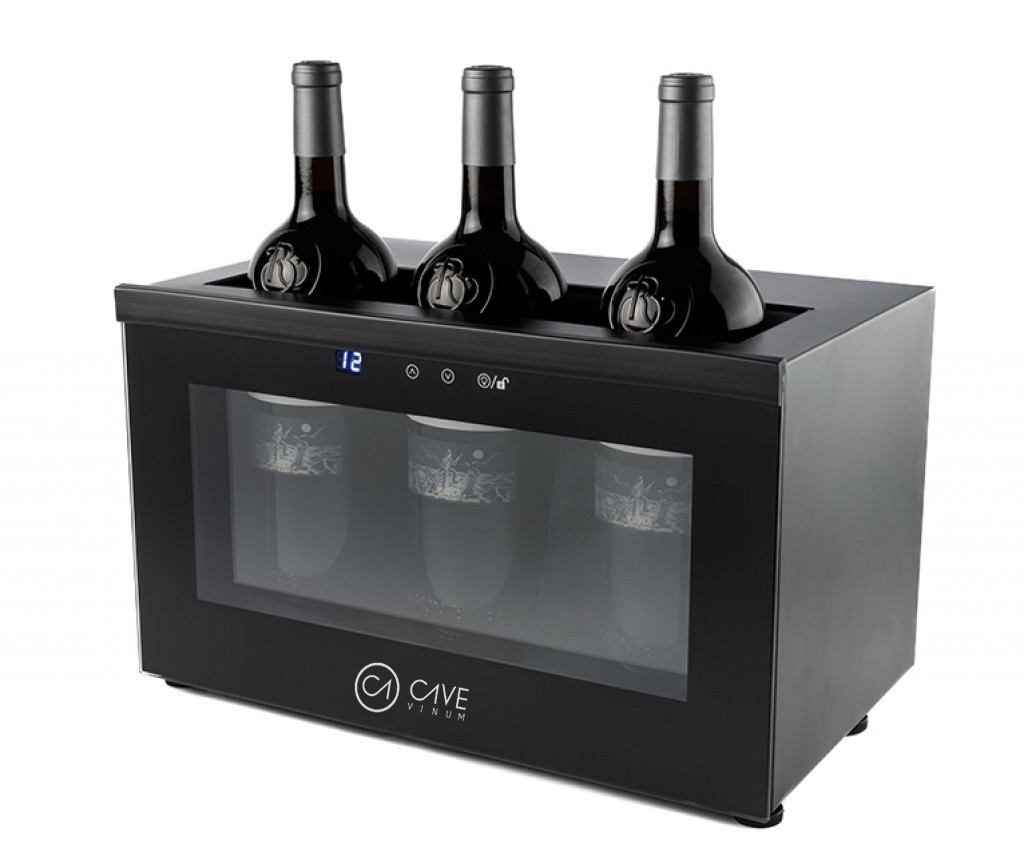 Expositor Sobremesa Termoeléctrico 12º a 18º para 5 botellas Línea PEKIN