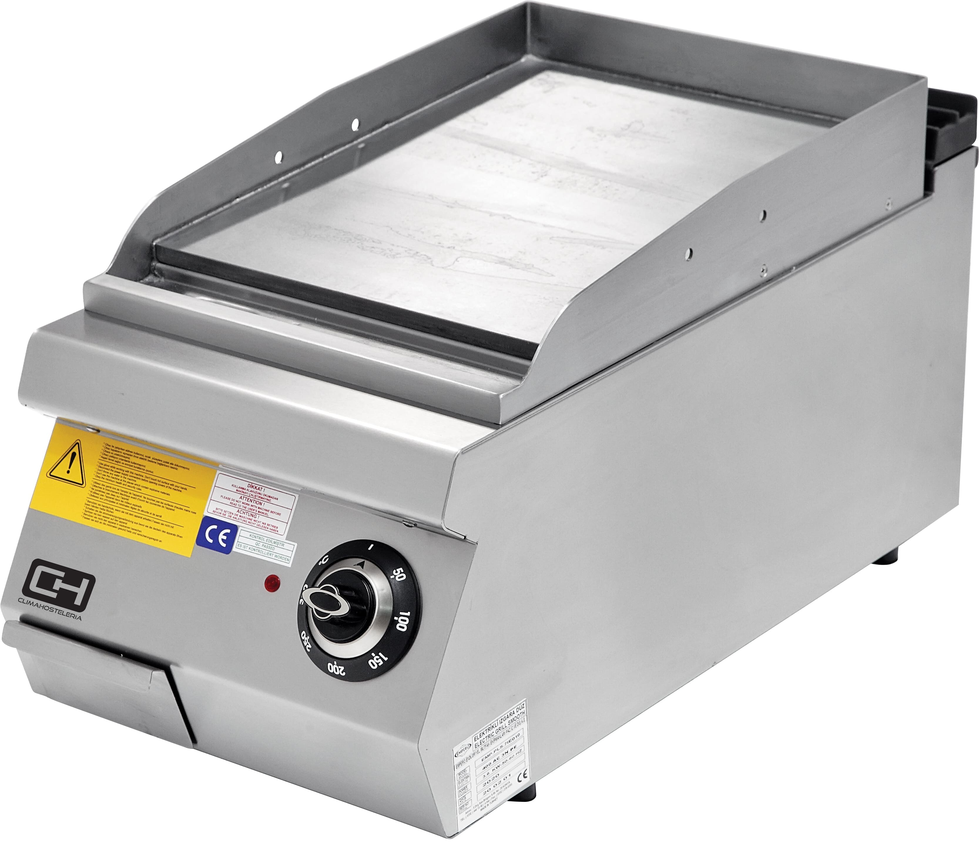 Frytops Eléctrico Acero Rectificado Sobremesa 4,2 kW 400x730x300h mm EMPPLS7IE010 Línea 700 Estambul
