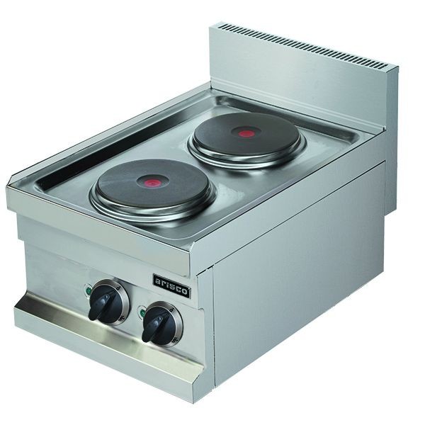 Cocina Eléctrica sobremesa 2 Zonas 2x2kw 400x600x265h mm EC604 Línea Estambul