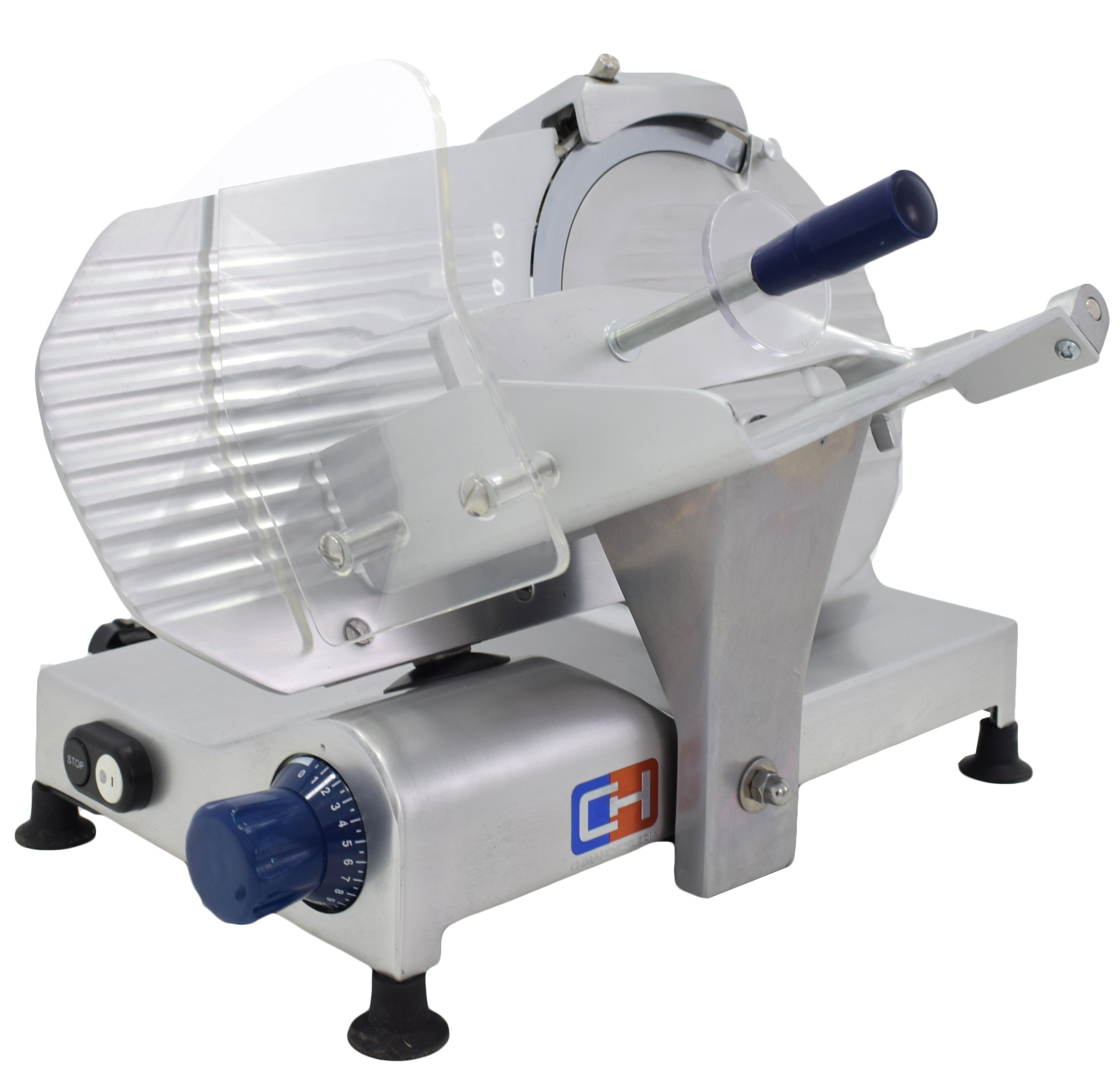 Cortadora de Embutidos Profesional cuchilla 250 mm Aluminio Anodizado CH250-SP (Fabricación Italiana