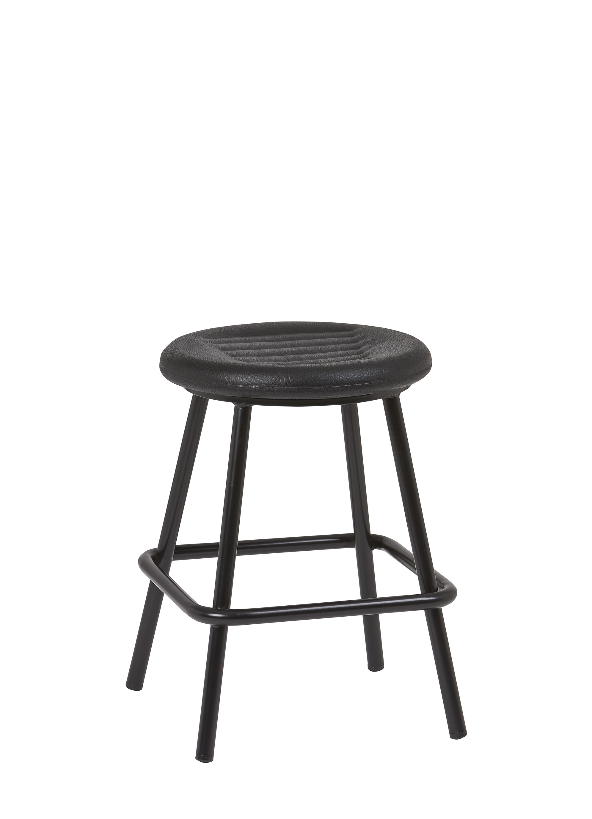 Banqueta Armazón Plastificado Negro con Asiento Espuma Integral MIAMI ESP