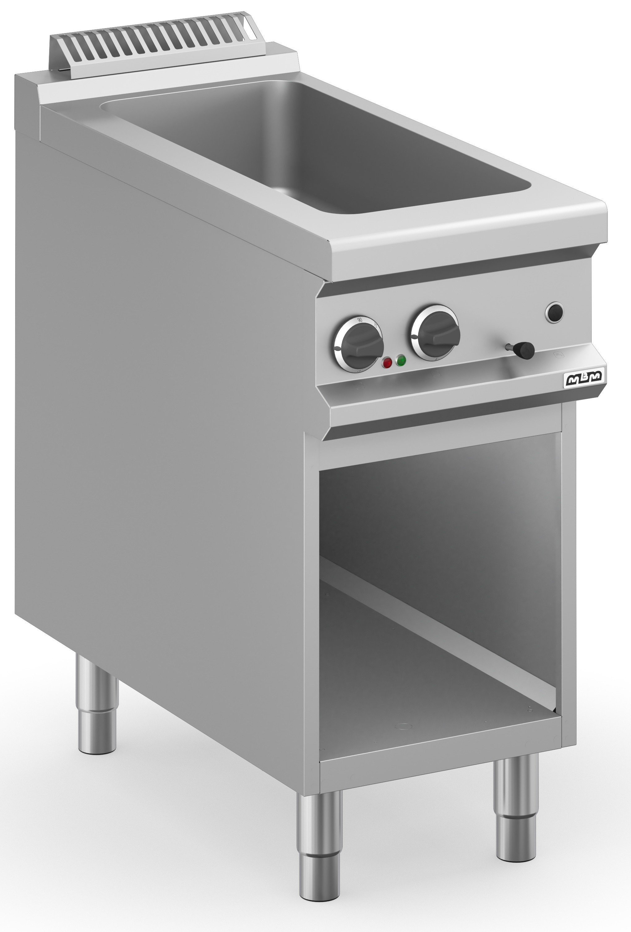 Baño María Eléctrico 1 Cuba GN4/3  (sin cestas)  con Mueble MBME94A MAGISTRA PLUS 900