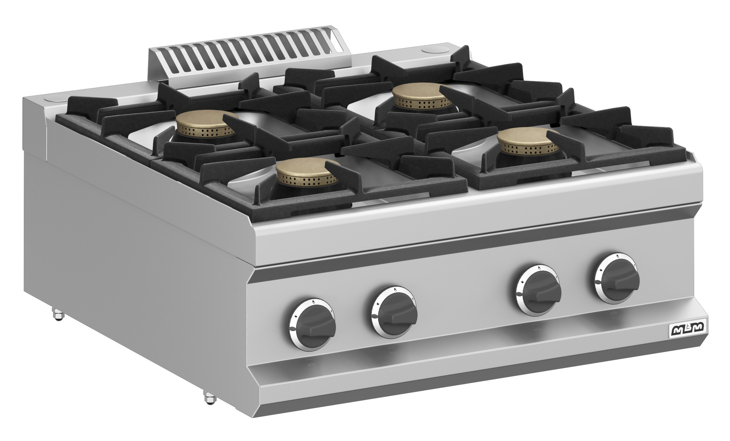 Cocina a gas 4 fuegos 4x7 Kw Sobremesa MFB77TXL MAGISTRA PLUS 700