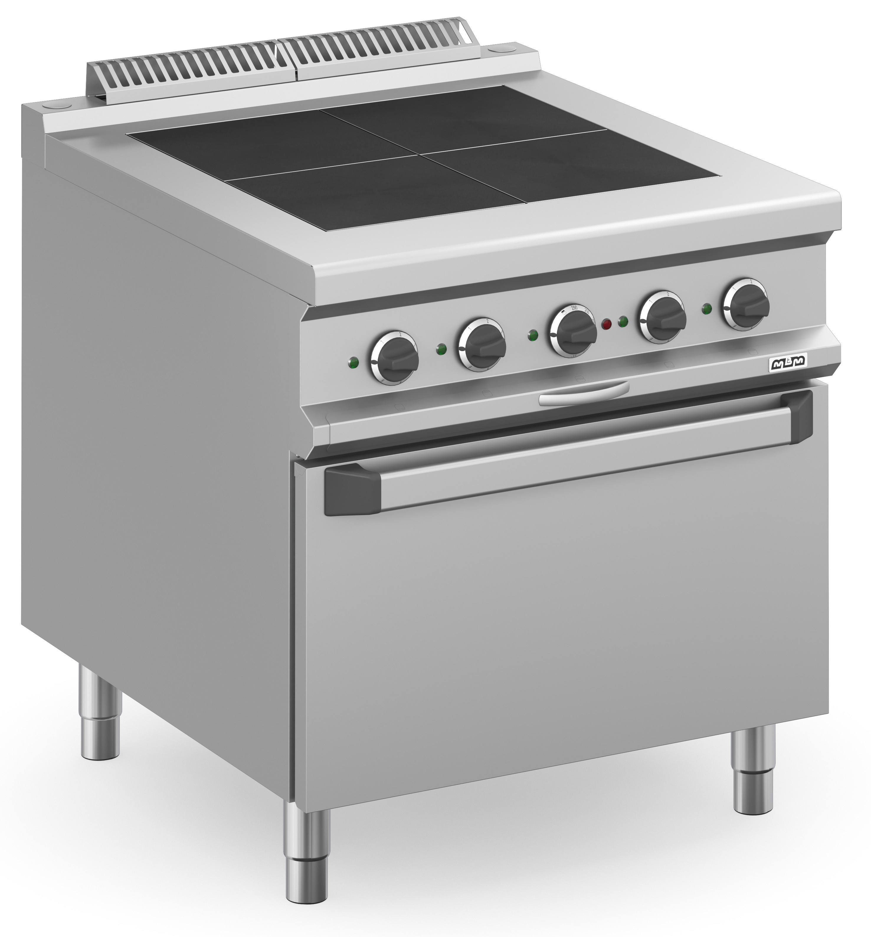 Cocina Eléctrica 4 zonas Cuadradas Rebajadas con Horno Eléctrico MPQR98FE MAGISTRA PLUS 900