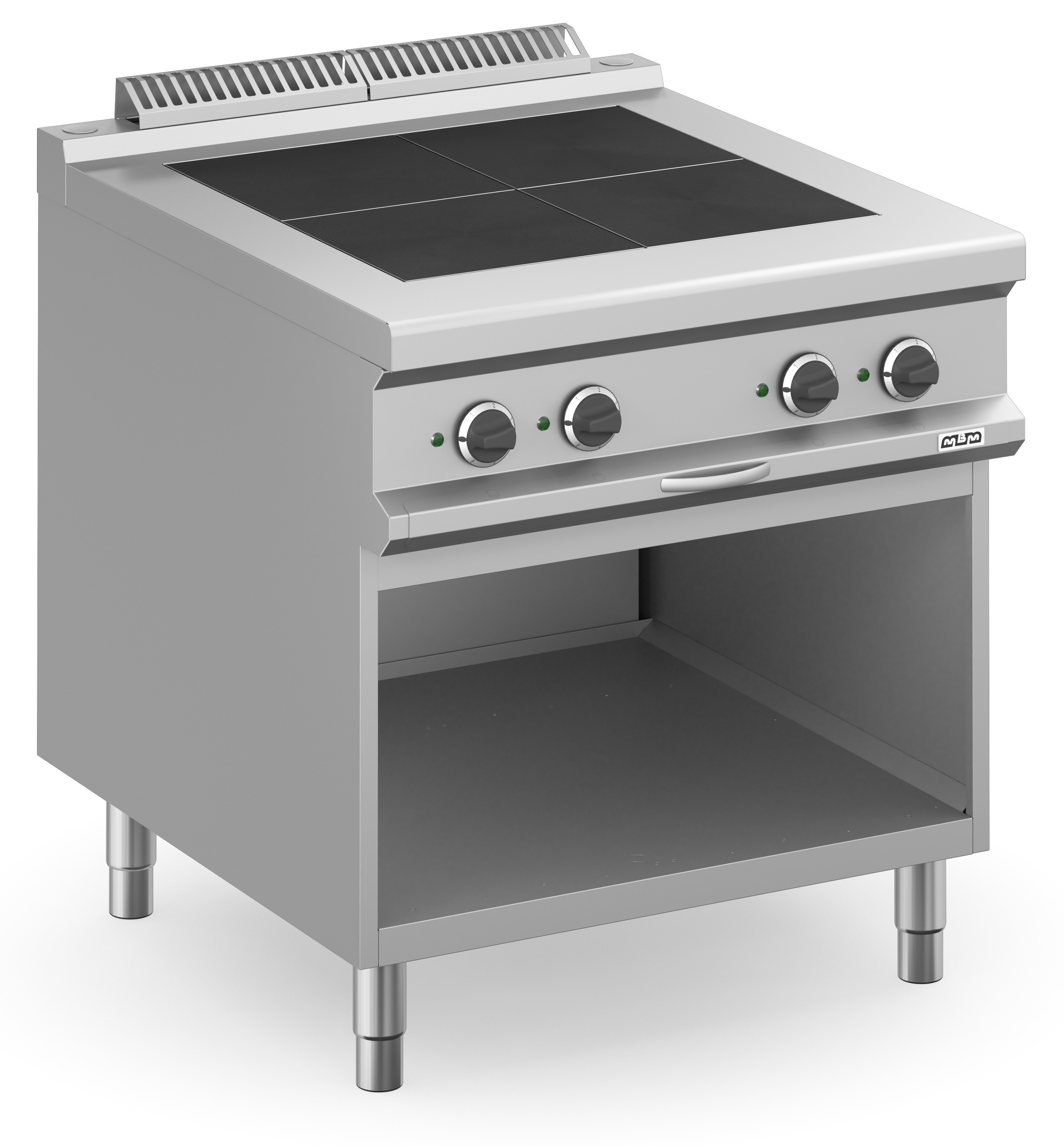 Cocina Eléctrica 4 zonas Cuadradas Rebajadas con Mueble MPQR98A MAGISTRA PLUS 900