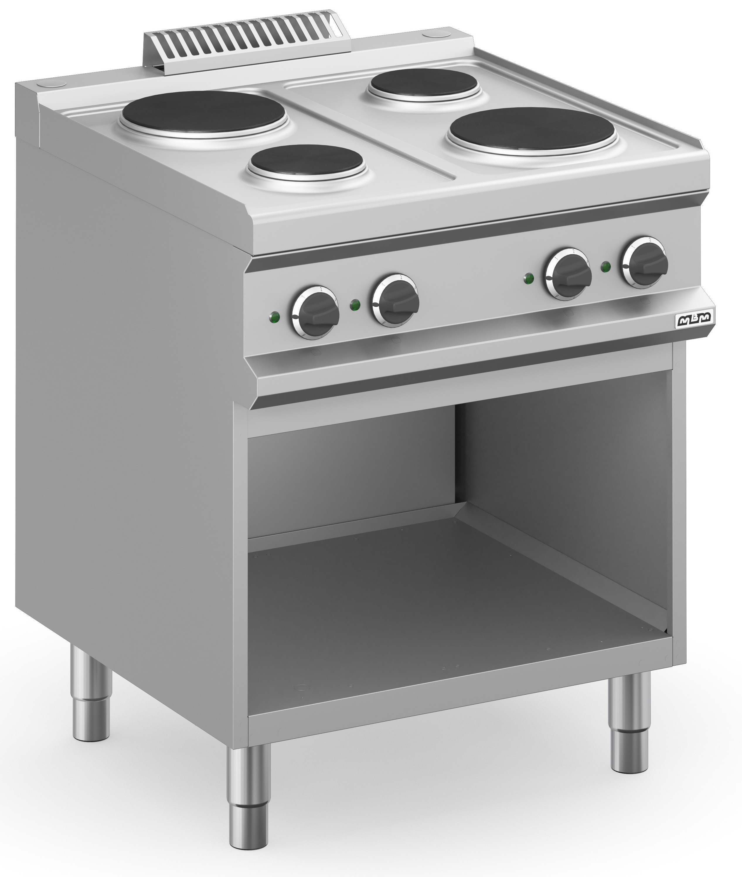 Cocina Eléctrica 4 zonas Redondas con Mueble MPR77A MAGISTRA PLUS 700