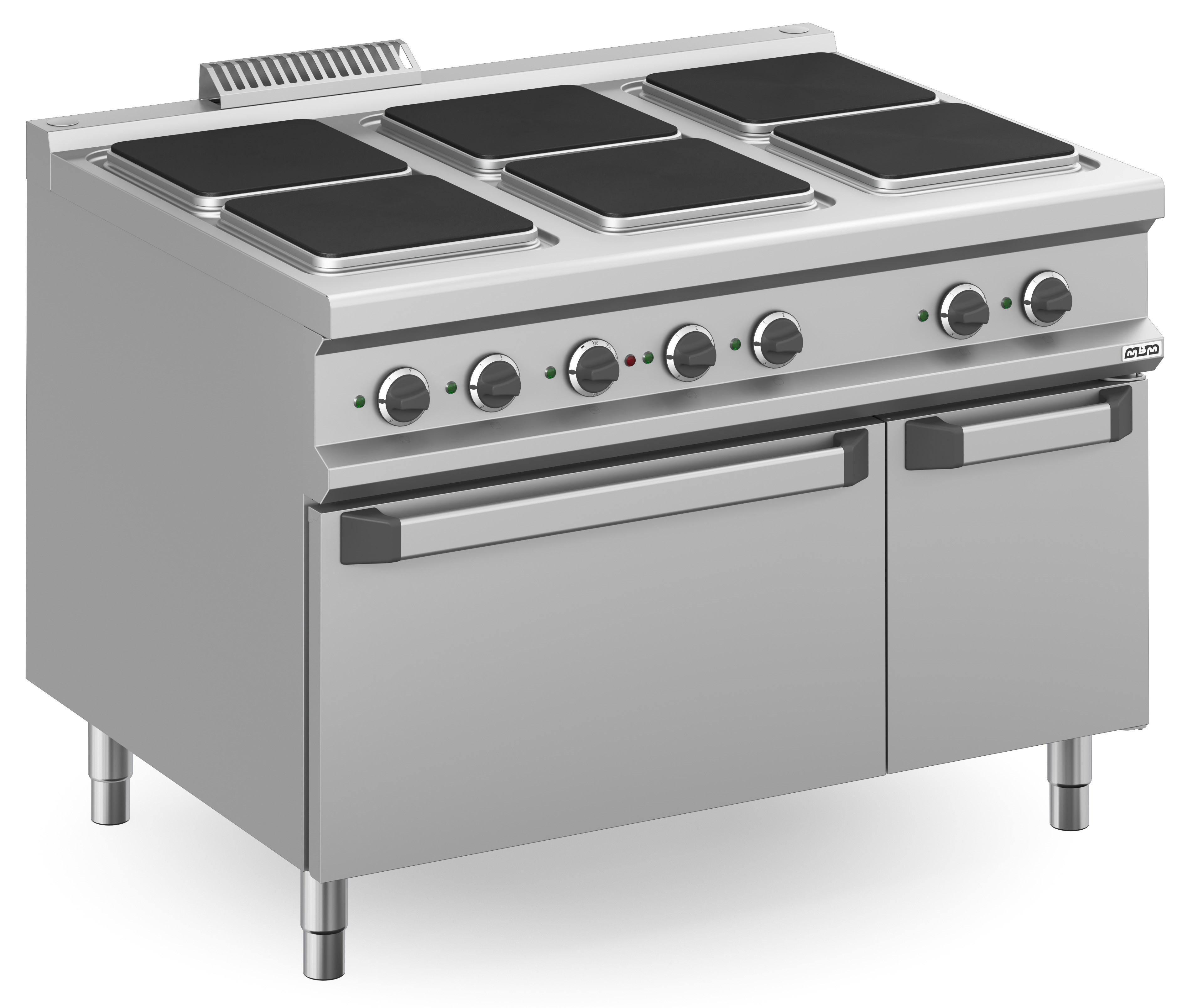Cocina Eléctrica 6 zonas Cuadradas con Horno Eléctrico MPQ912FE MAGISTRA PLUS 900
