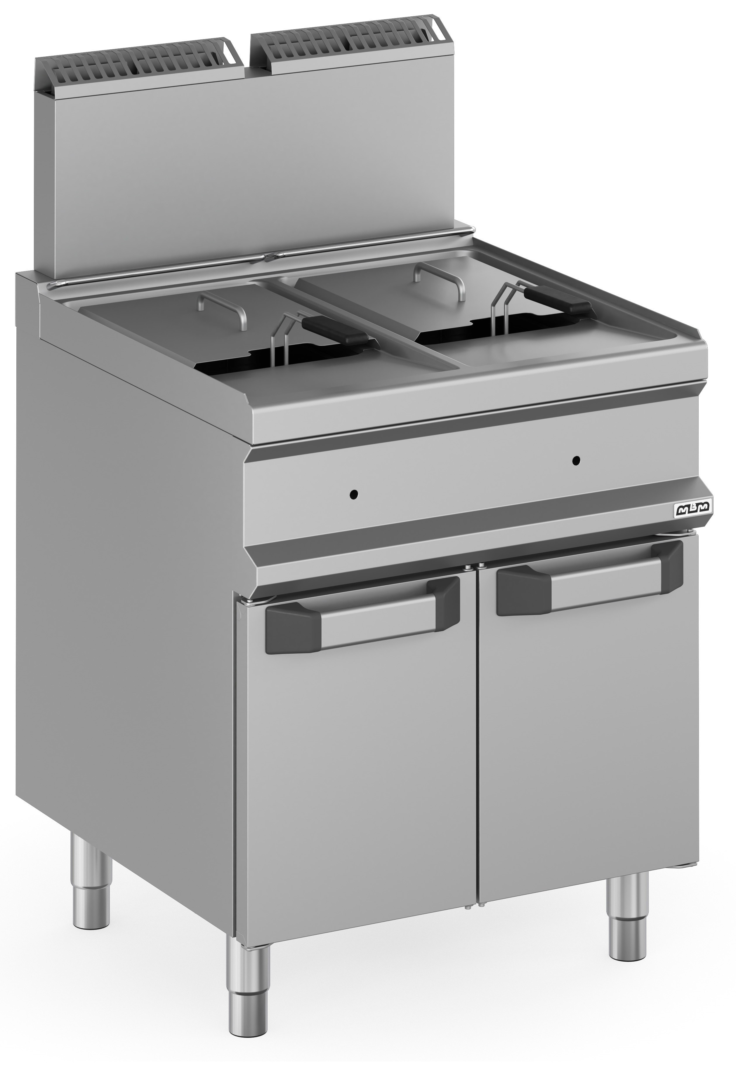 Freidora a Gas 2 cubas 14+14  Litros 25kW MFRG77A MAGISTRA PLUS 701