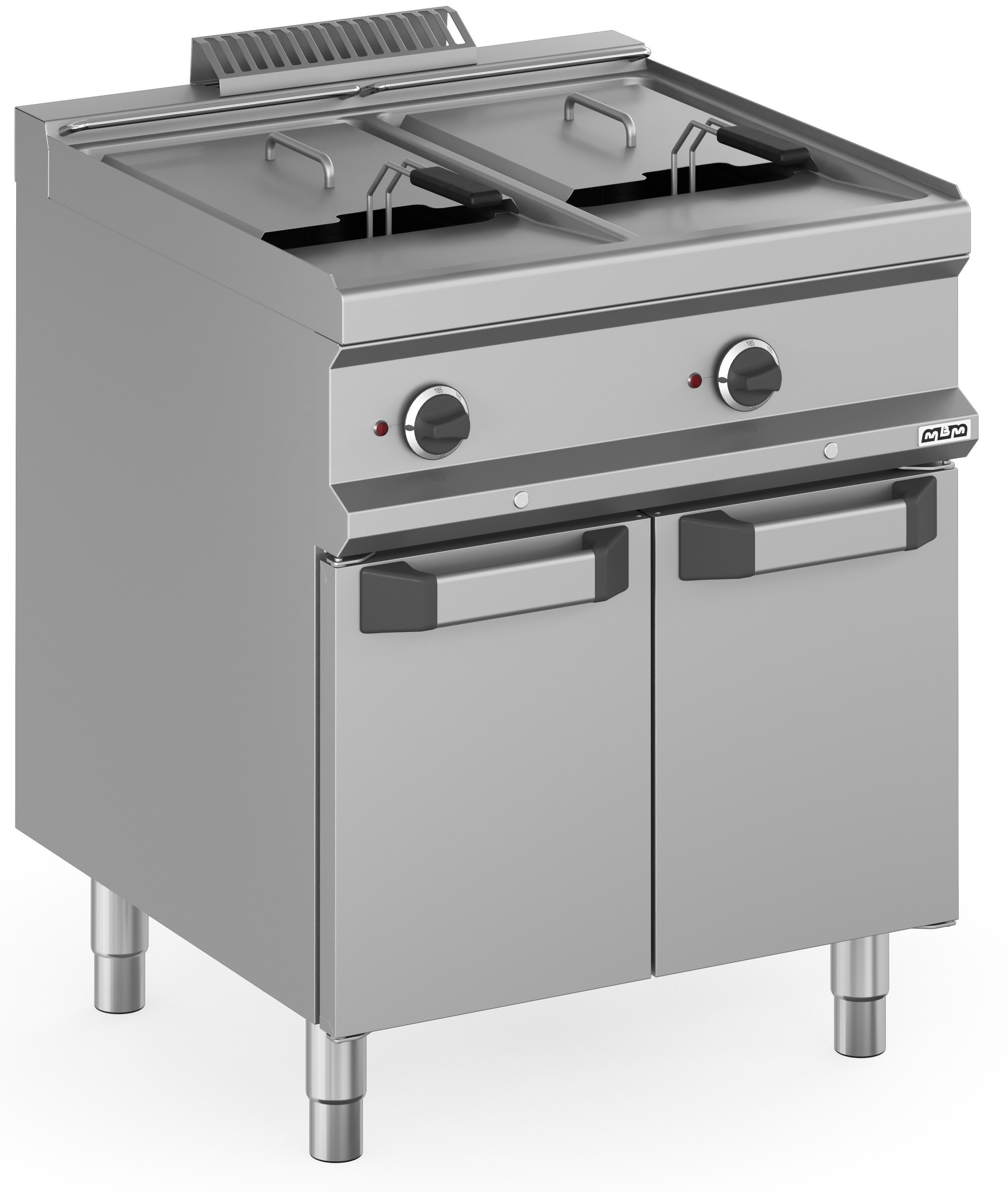 Freidora Eléctrica 2 cubas 13+13  Litros 18 kW MFRE77A MAGISTRA PLUS 700