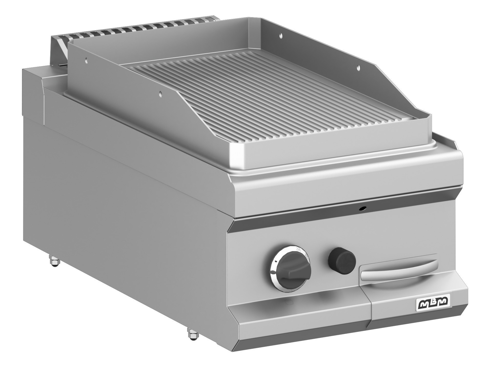 Frytop a gas 40 cm Placa Ranurada acero Rectificado Sobremesa MFTG74TR MAGISTRA PLUS 700