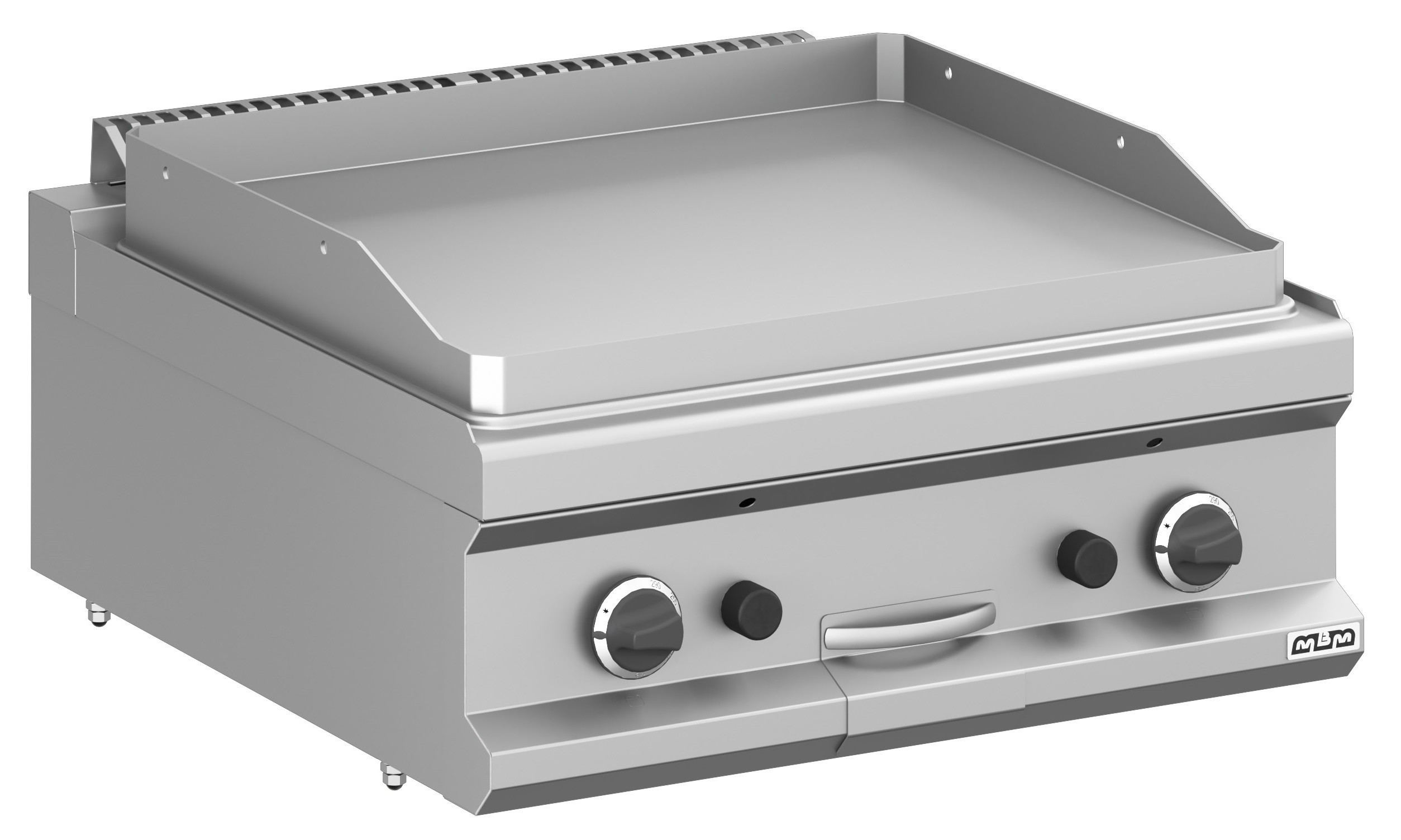 Frytop a gas 70 cm Placa Lisa Acero Rectificado Sobremesa MFTG77TL MAGISTRA PLUS 700