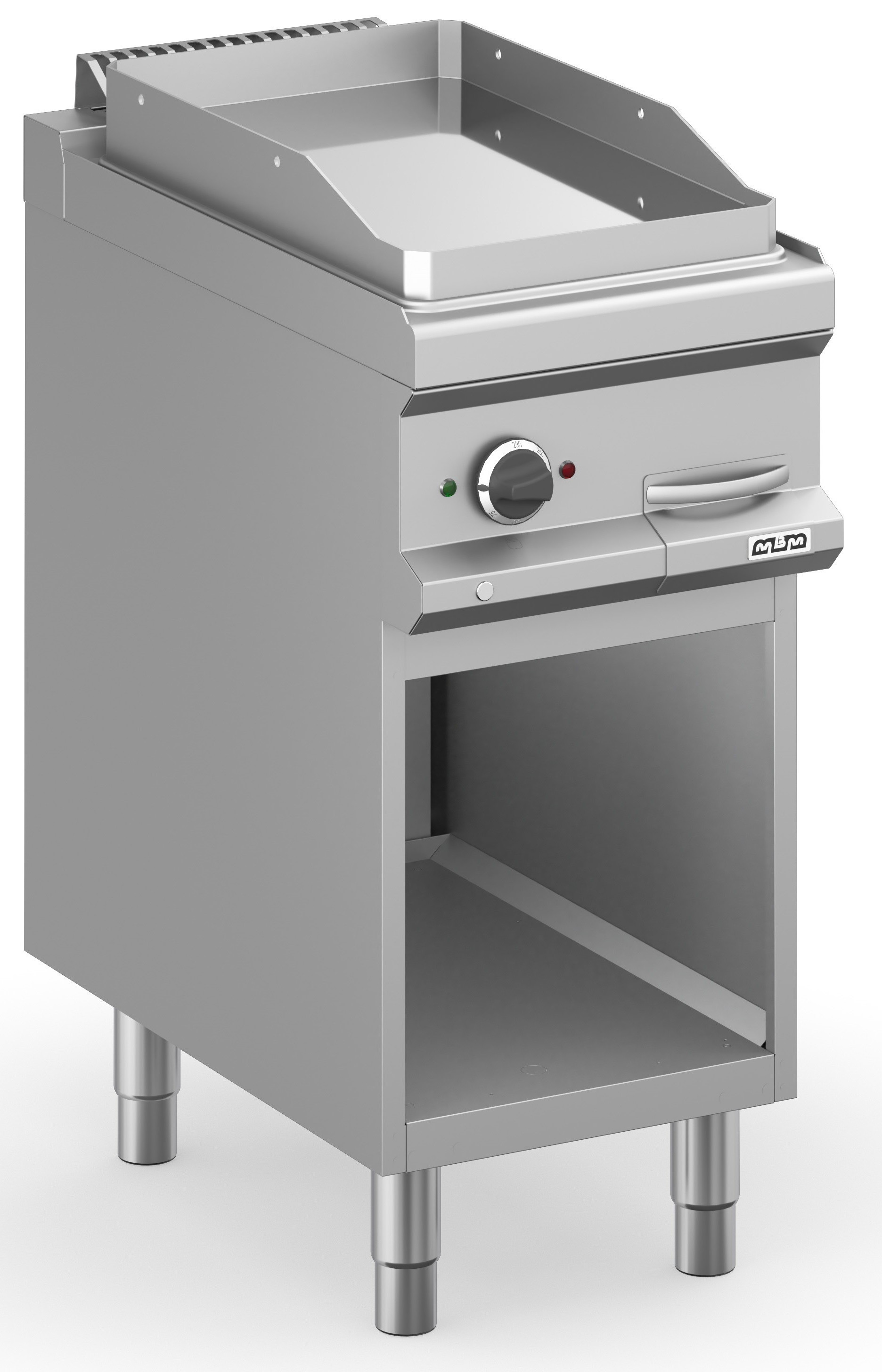 Frytop Eléctrico 40 cm Placa Lisa Cromo Duro con Mueble MFTE74ALC MAGISTRA PLUS 700