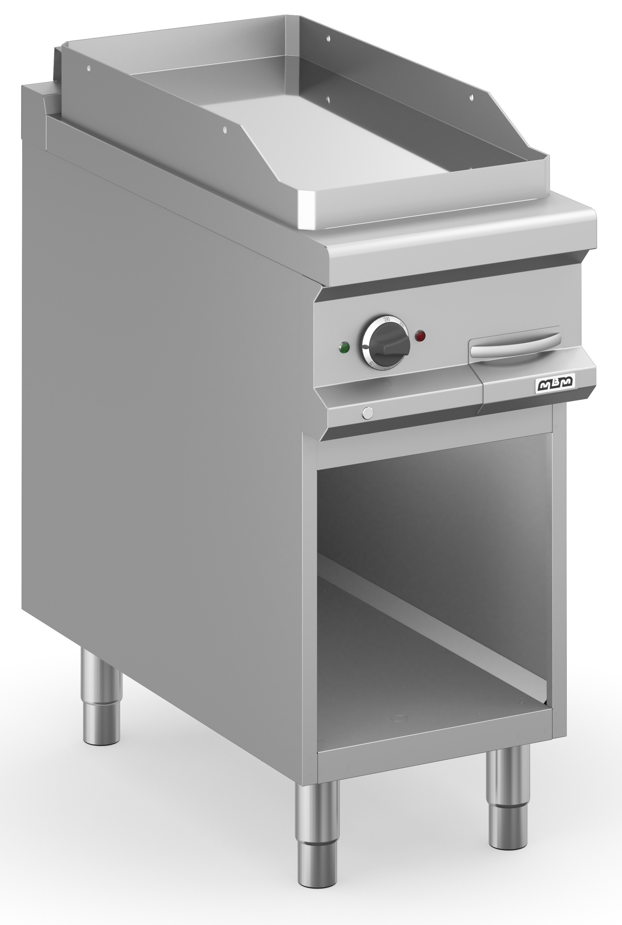 Frytop Eléctrico 40 cm Placa Lisa Cromo Duro con Mueble MFTE94ALC MAGISTRA PLUS 900