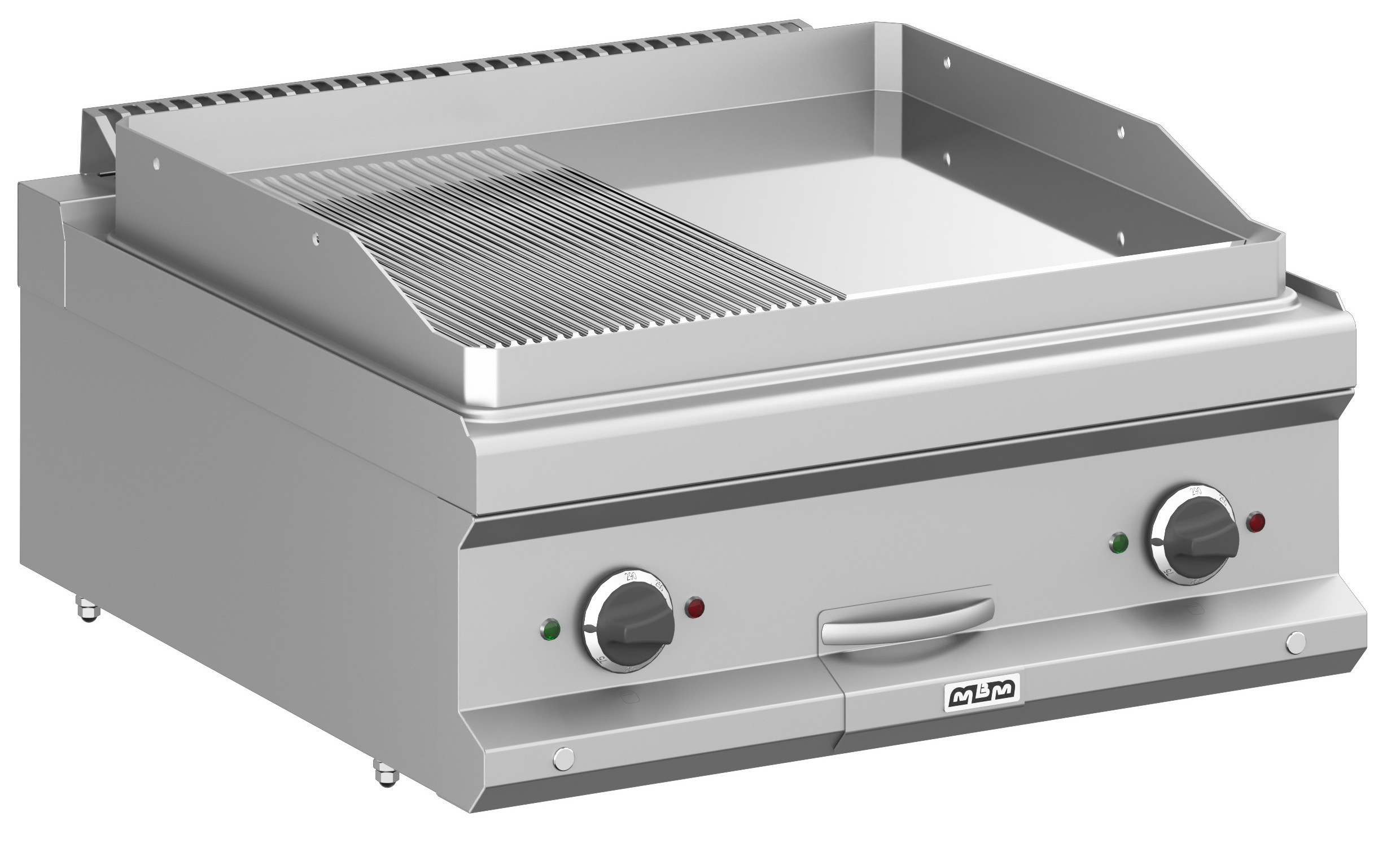 Frytop Eléctrico 70 cm Placa Lisa - Ranurada Cromo Duro Sobremesa MFTE77TLRC MAGISTRA PLUS 701