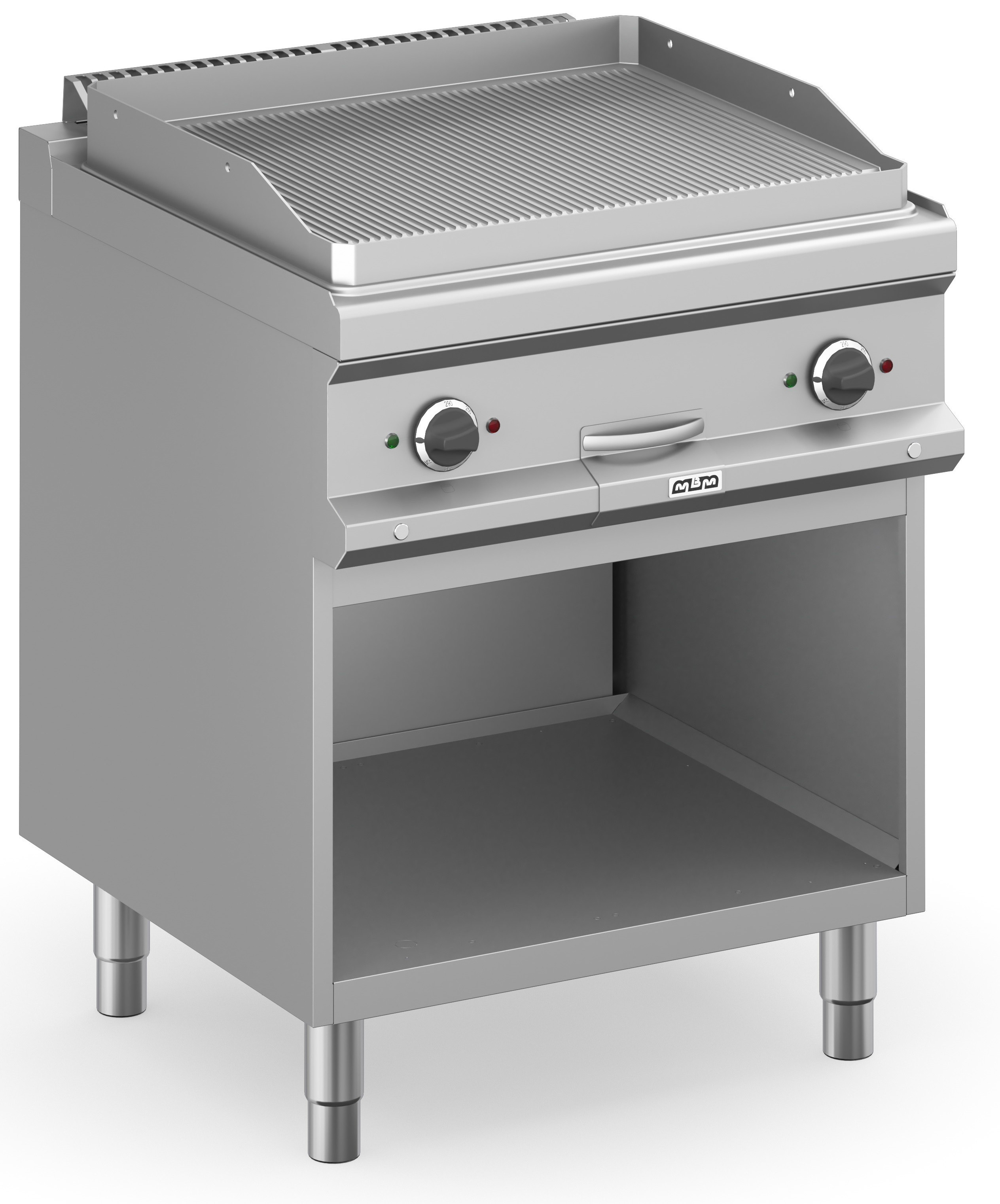 Frytop Eléctrico 70 cm Placa Ranurada Acero Rectificado con Mueble MFTE77AR  MAGISTRA PLUS 700