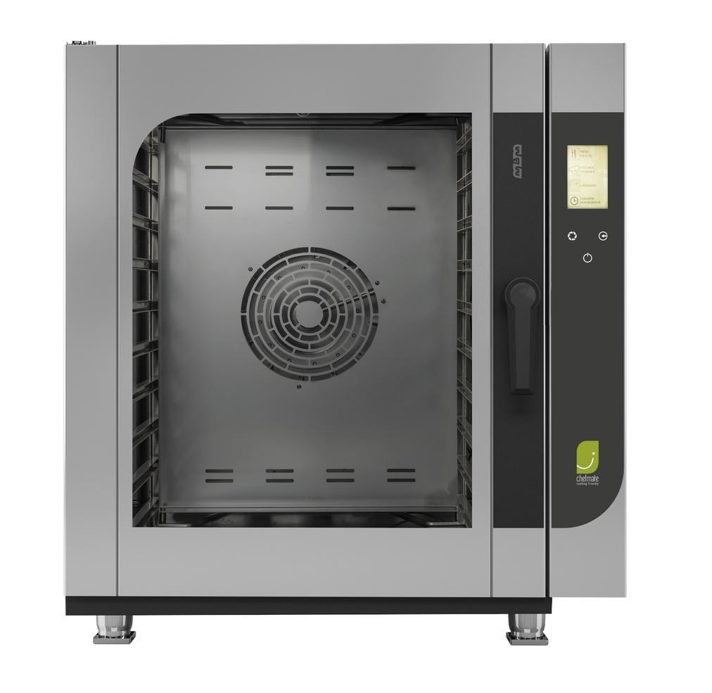 Horno eléctrico Mixto Digital Full Touch 10 GN1/1-60x40 con Control de Humedad y Lavado Automático C