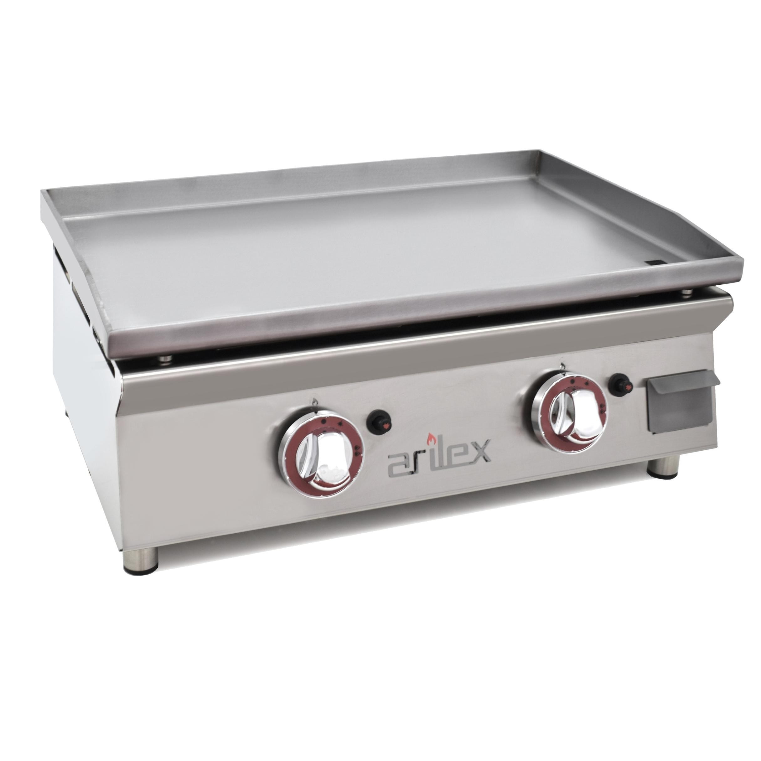 Plancha a gas 60 cm ARILEX en acero laminado de 6 mm 60PGLN